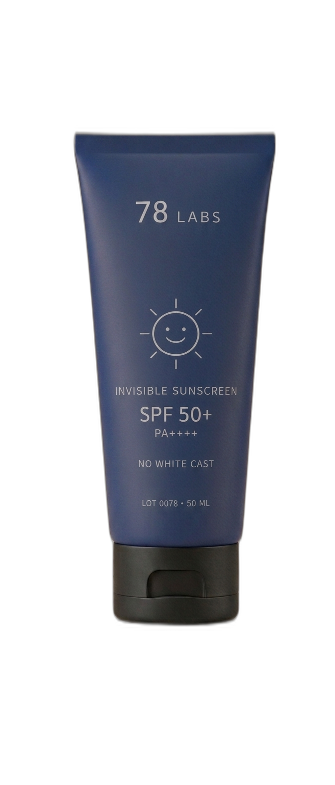78 Labs invisible sunscreen tube - SPF 50 PA++++ made in India